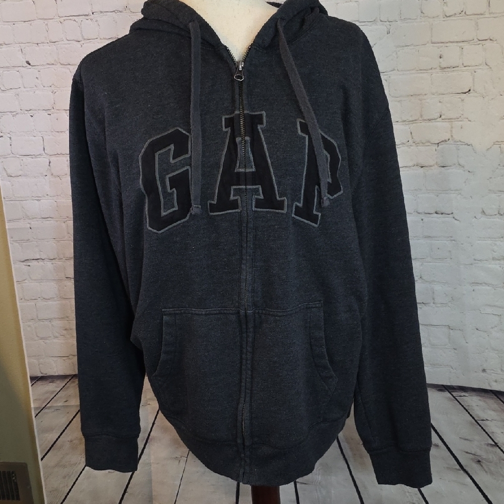 GAP Dark‎ Gray Fleece Hoodie